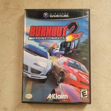 Acclaim Burnout 2 Point of Impact Multiplayer Nintendo GameCube E Rated 2003