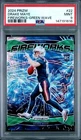 2024 Panini Prizm - Fireworks Drake Maye #22 Green Wave Prizm (RC)