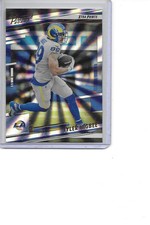 2022 Prestige Tyler Higbee Sunburst Los Angeles Rams Football Card #166