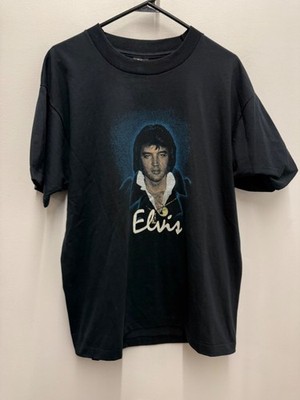 VTG 90s Screen Stars Best! Elvis Presley Shirt Mens XL Black Made in USA Cotton