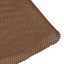 Speaker Grill Cloth 1x1.45 M 39x57 Inch Polyester Fiber Stereo Mesh Fabric Brown