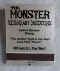 Vintage Matchbook, The Monster Disco & Rest., Key West & Fire Island, Gay, LGBTQ — photo 2
