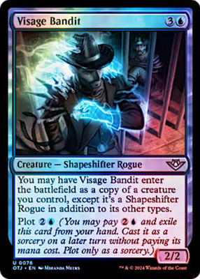 Visage Bandit 0076 Foil Outlaws of Thunder Junction MTG Uncommon