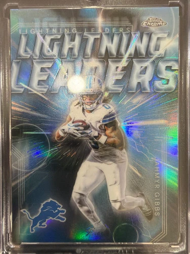 2025 Topps Chrome Jahmyr Gibbs Base (RAW)