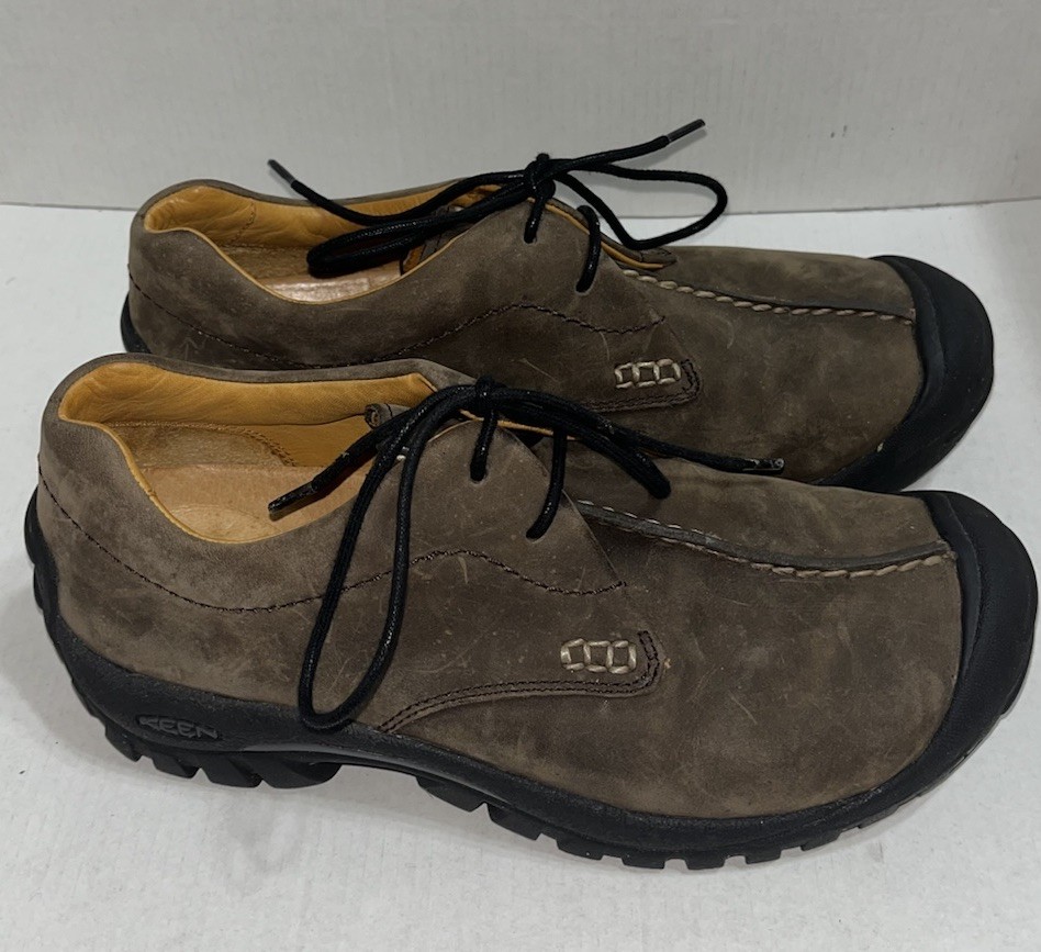 Keen Boston III Brown Walking Shoes for Women Size 8-image