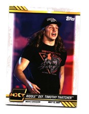 Riddle def. Timothy Thatcher 2021 Topps WWE NXT 28