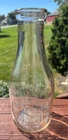Savoie's Dairy One Quart Glass Milk Bottle Ludlow MA Sealed Vintage