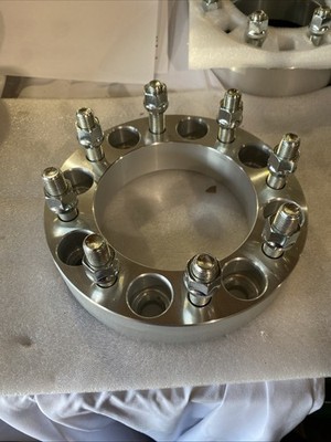 (2) 1.5'' 8 Lug Wheel Spacers 8x6.5'' for Chevrolet Silverado 2500 3500 GMC Hummer