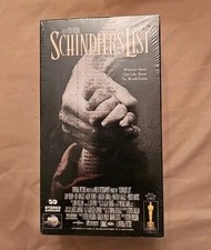 Schindlers List VHS, 1993, 2-Tape Set Sealed New