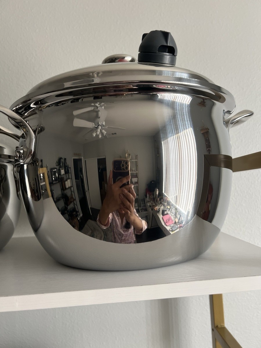 Princess House Vida Sana 5-Ply Stainless Steel Cookware 7Qt Dutch