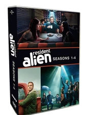 Resident Alien: The Complete Series, Seasons 1–4 on DVD (11-Discs Bos Set)