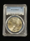 1924 Silver Peace Dollar PCGS MS64+ Plus Item #136