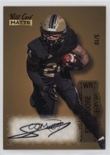 2022 Wild Card MATTE Gold - Red Foil 5/10 Skyy Moore Rookie Auto RC 12ty. rookie card picture