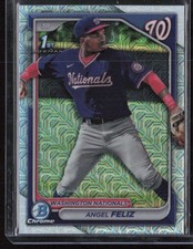 2024 Bowman Chrome #BCP-198 Angel Feliz Parallel