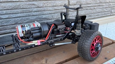 CEN F450 and on-board trailer ( scx10 rc4wd with accessories Rare