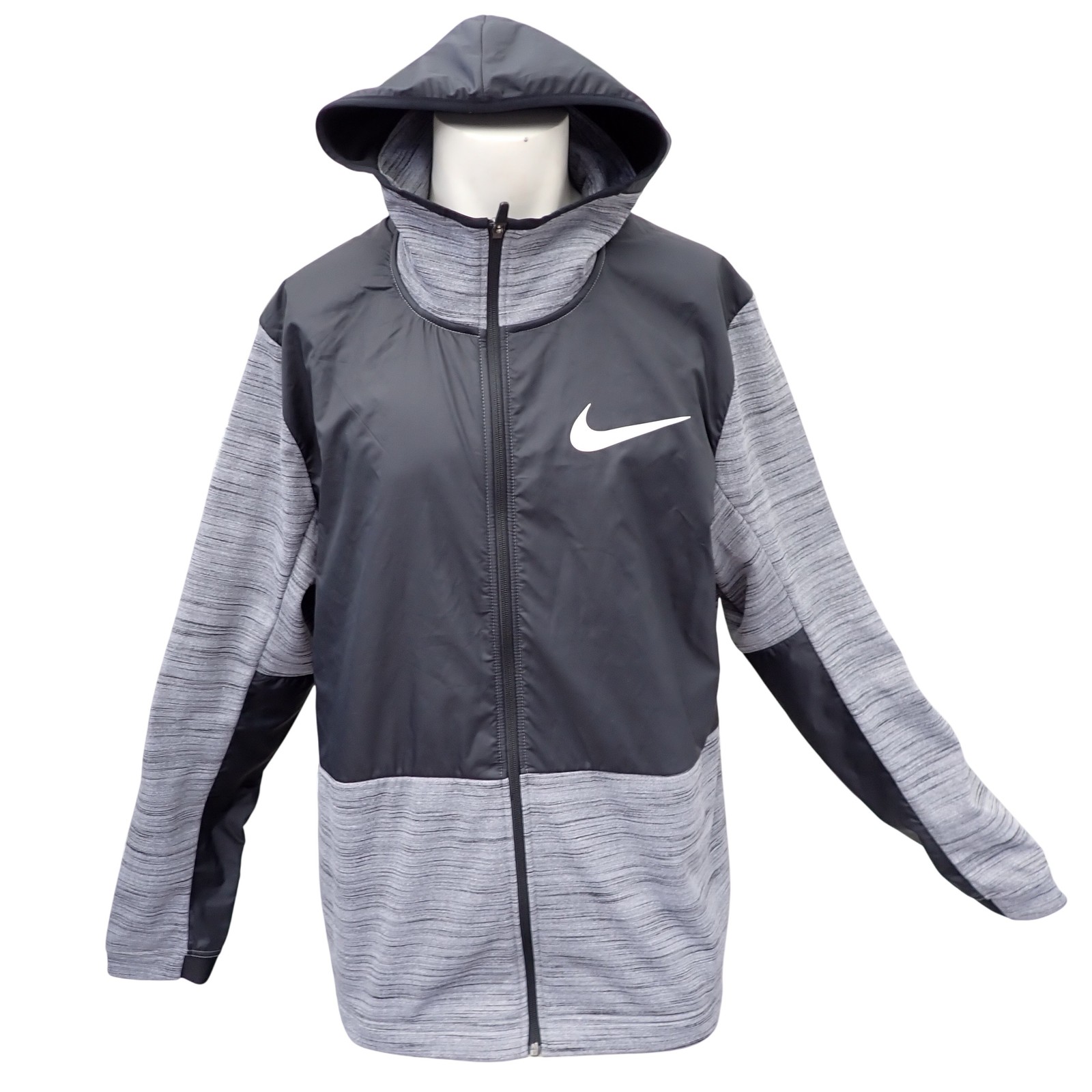 SACAI X NIKE Nike Giacca Uomo 2XL Dri Fit Full Zip Cappuccio Windrunner 857044 010 Poly