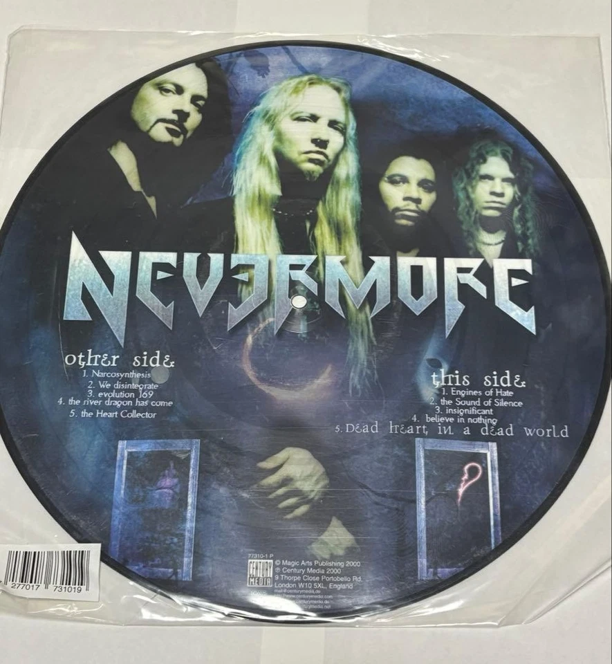 Nevermore Dead Heart in a Dead World Pictured Record Vinyl Used - Image 2 of 2