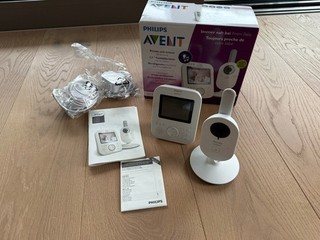 Philips AVENT Babyphone mit Kamera Premium 3.5" Display x4 Zoom SCD843