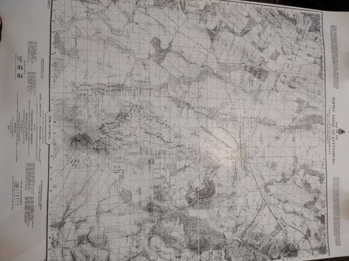 Mappa Battaglia di Gettysburg set di 6, che mostra i giorni della battaglia - Foto 7 di 12