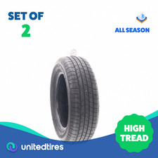 Set Of 2 Used 19565r15 Michelin Defender Th 91h - 9.532