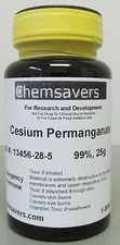 Cesium Permanganate, 99%, Certified, 25g