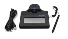 Topaz IDLite 1x5 TF-S463-HSB-R Fingerprint Reader Signature Pad VL7674, 138321