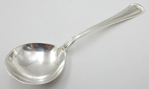 ANTIQUE GORHAM OLD FRENCH PAT. 1904 STERLING SILVER BOUILLON SPOON - 27.7 GRAMS