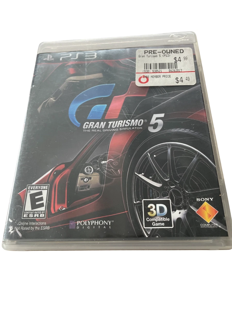 Buy Gran Turismo 5 PS3 Game Code Compare Prices