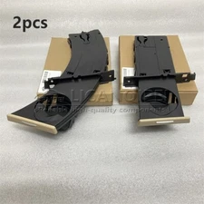 Interior Push Pop Out Beige Dash Board Mounted Cup Holder LH & RH Pair for BMW
