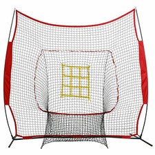 Baseball Training Aids Softball Practice Net Hitting Batting Goal w/Bag 7 7' Net
