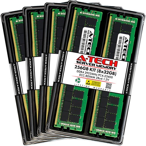 Memoria De Servidor De Regulaci n ECC DDR4 PC4 23400Y R De 256 GB 8x 
