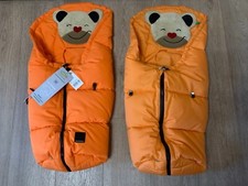 Odenwälder Babynest Mucki Fußsack für Tragewanne und Autositz NEU helles orange