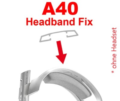 Kopfband Headband FIX für ASTRO Gaming Headset A40 3D Druck Gadget GRAU aus DE