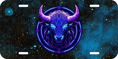 TAURUS ZODIAC HOROSCOPE ASTROLOGY NOVELTY METAL LICENSE PLATE 2D | eBay