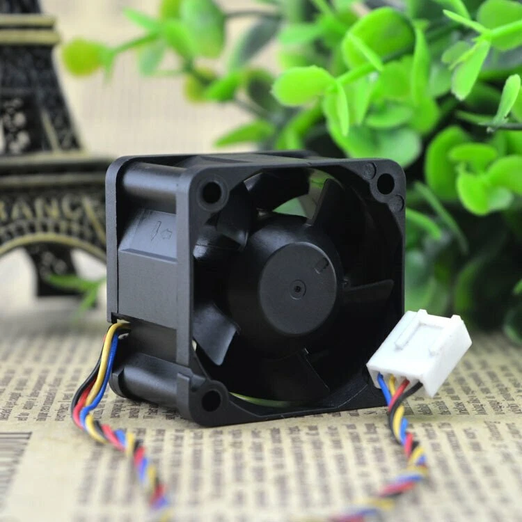 Delta FFB0412SHN DC 12V 0.60A 40x28mm PWM Servidor Inversor Estuche Ventilador de Enfriamiento Axial Foto 2 de 2