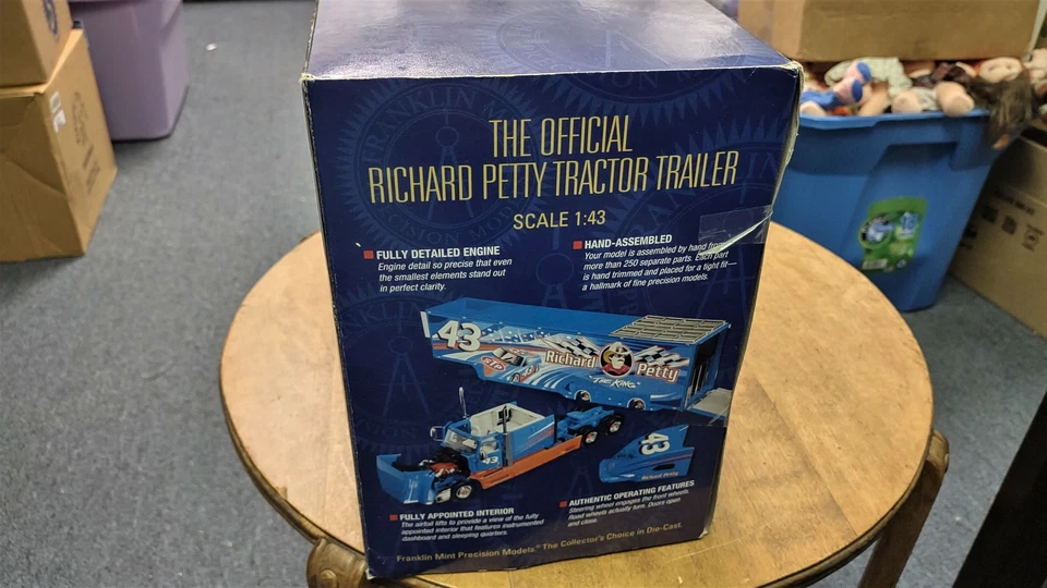 Remolque tractor Richard Petty STP #43 Franklin Mint Precision Models escala 1:43 Foto 4 de 4