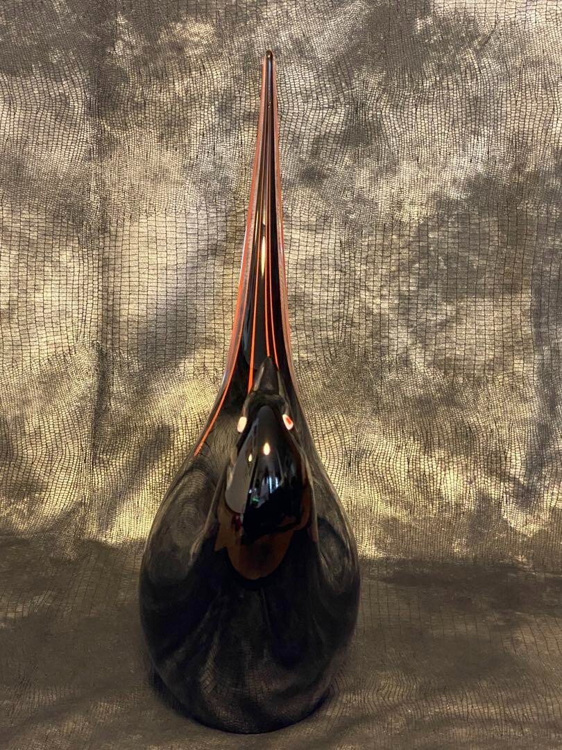 Bisazza Vetro 1992 Art Glass Bird Object Size H 11.8 x W 13.3 x D