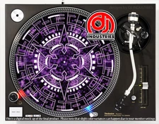 Portal Warp - 7"-12" DJ slipmat for LP turntable record player 