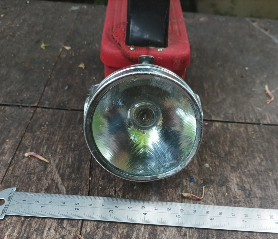 Torche Ancienne PIFCO Superbeam - Années 60 - Rouge - Non Testée