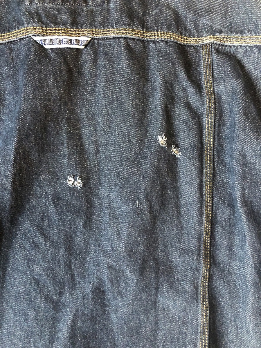 Vintage 2000s Y2K Fubu Denim Jacket Size Extra Large Hip Hop Vintage 2000s Y2K Fubu Denim Jacket Size Extra Large Hip Hop