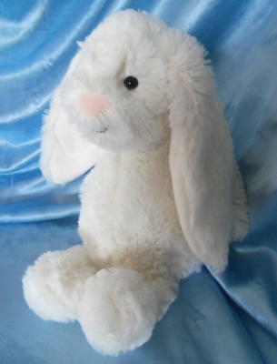 White plush stuffed 12