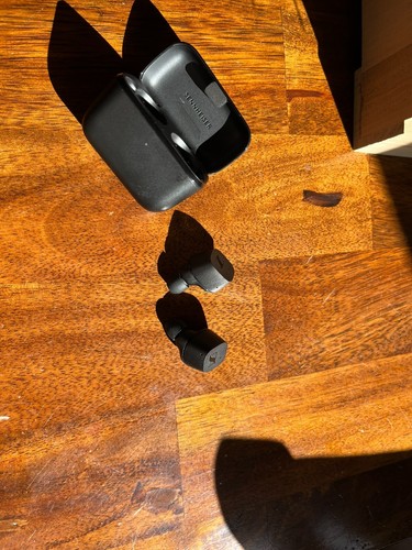 Sennheiser black wireless earbuds, excellent condition. - Picture 3 of 3
