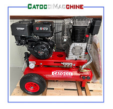 COMPRESSORE MOTOCOMPRESSORE 14 HP A BENZINA CARRELLATO MADE IN ITALY