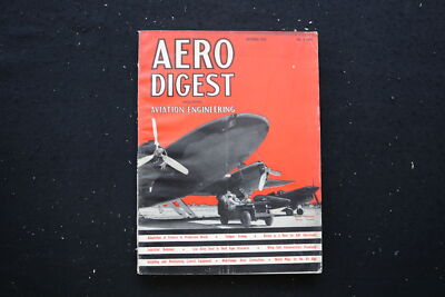1942 SEP AERO DIGEST MAGAZINE - CURTISS ''COMMANDO'' TRANSPORT COVER - E 10734