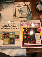 3 SCRAPBOOKING BOOKS QUICK  EASY,MEMORY KEEPER,POINT AND CLICK