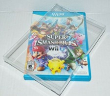 10 Clear Plastic Video Game Protective Cases Sleeves Display Box Nintendo Wii U