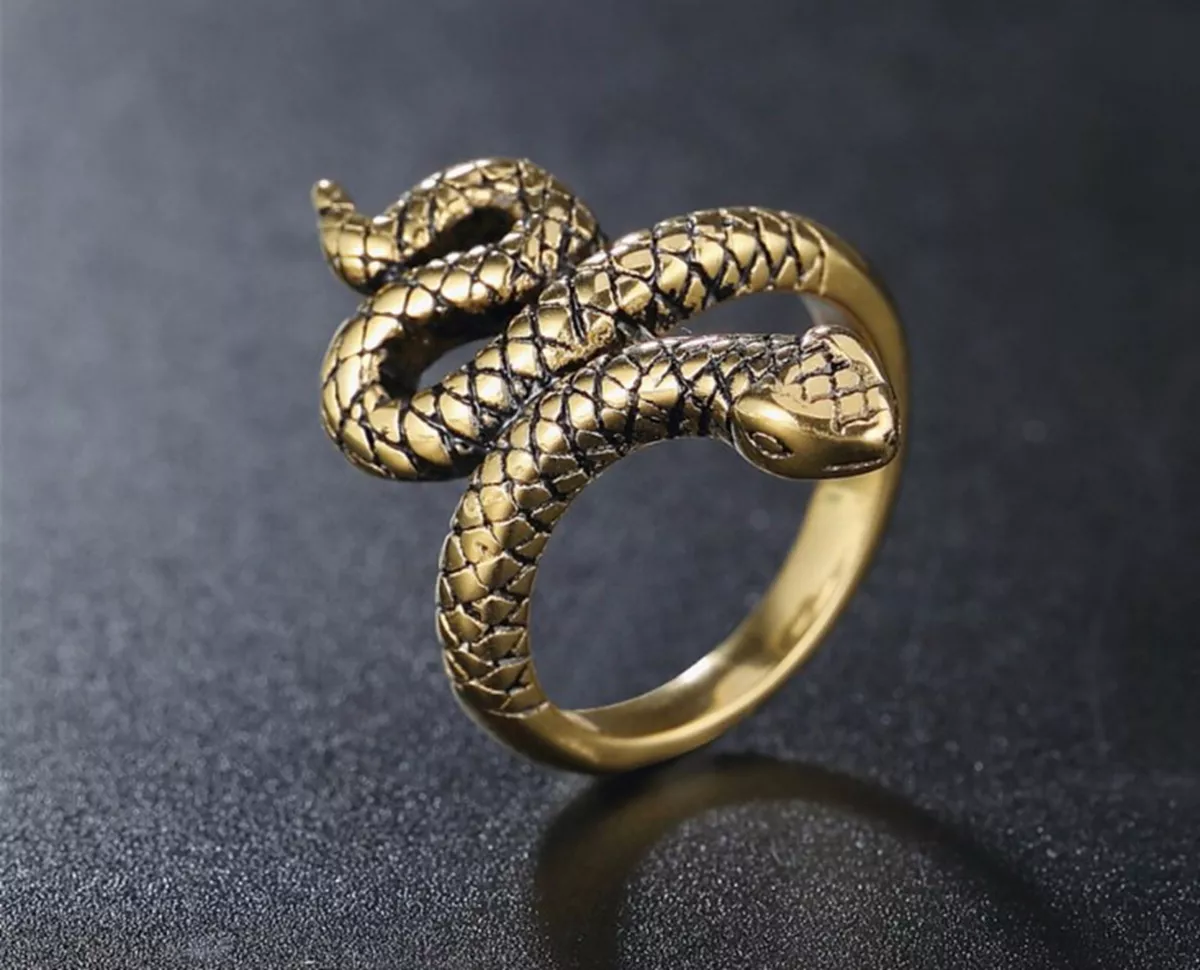 Mens cheap rings snake