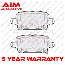 Image of Brake Pads Set Rear Aim Fits Vauxhall Astra 2015- Opel Astra 2015- 39037199