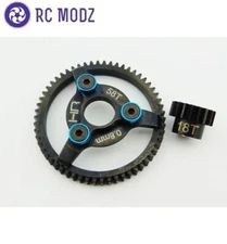 Hot Racing STE258 Traxxas 2wd Slash Rustler 18/58t Steel Pinion / Spur Gear Set