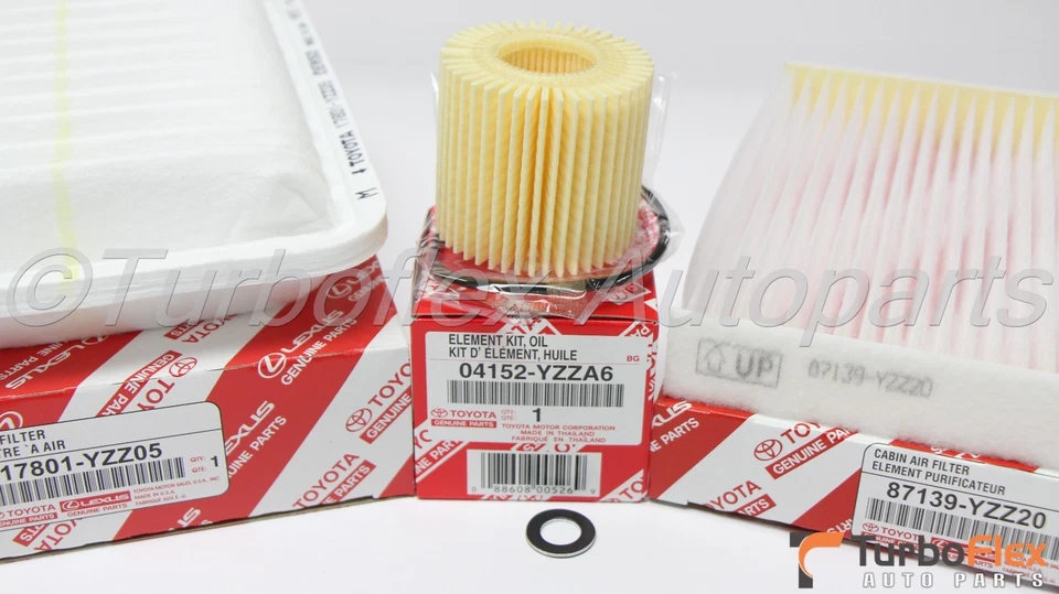 Toyota Corolla Matrix Scion xD Air / Cabin & Oil Filter Genuine OEM 17801-YZZ05 - Image 4 of 4